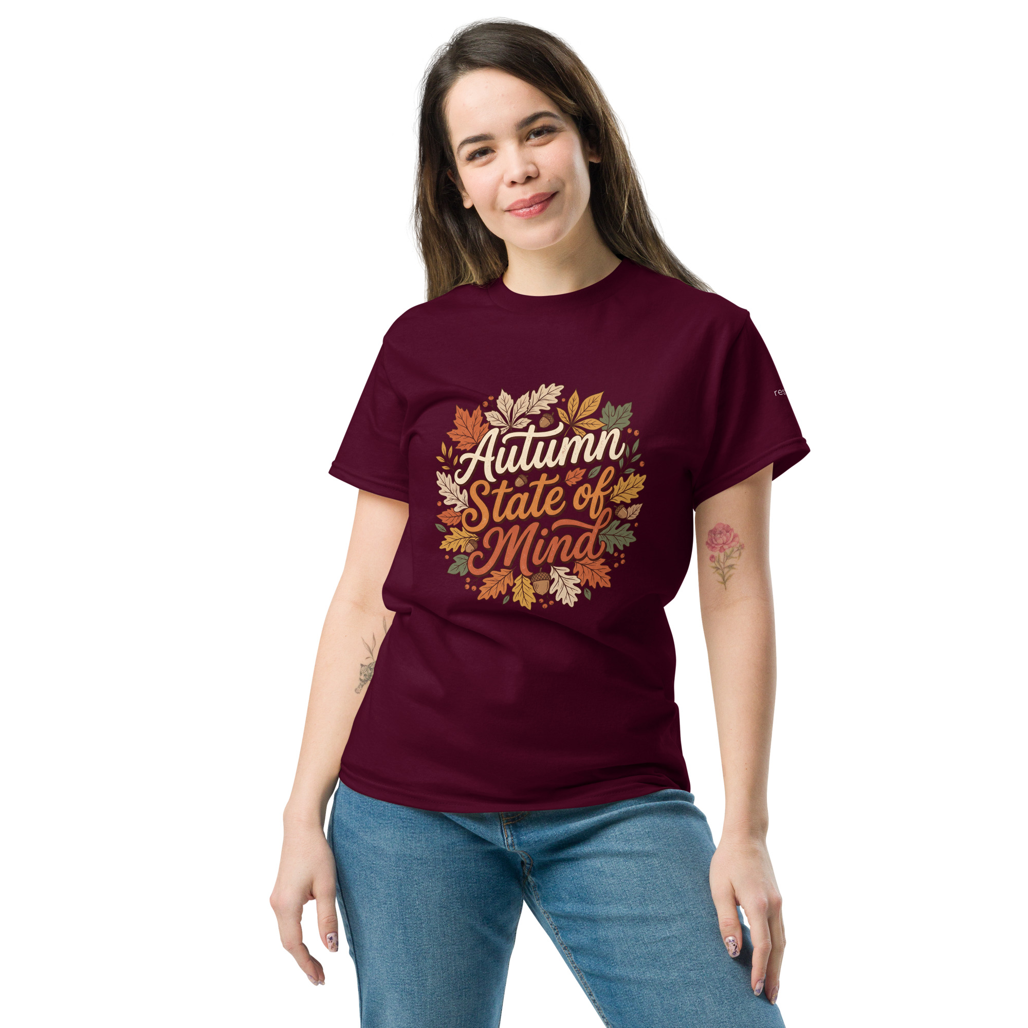 unisex-classic-tee-maroon-front-6a8b61889fd3c.jpg